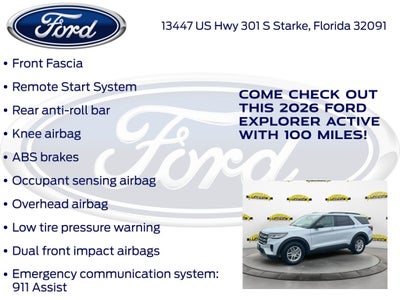 2026 Ford Explorer Active 200A