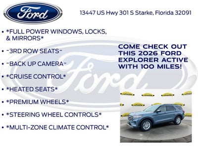 2026 Ford Explorer Active 200A
