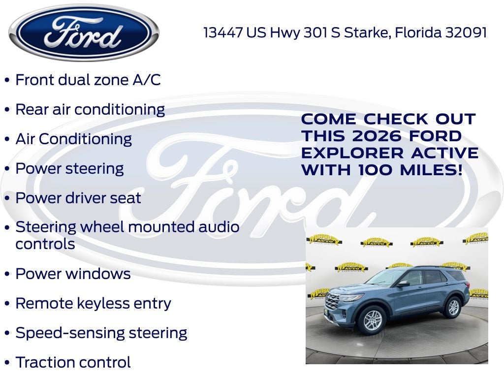 2026 Ford Explorer Active 200A