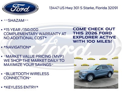 2026 Ford Explorer Active 200A