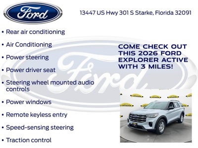 2026 Ford Explorer Active 200A