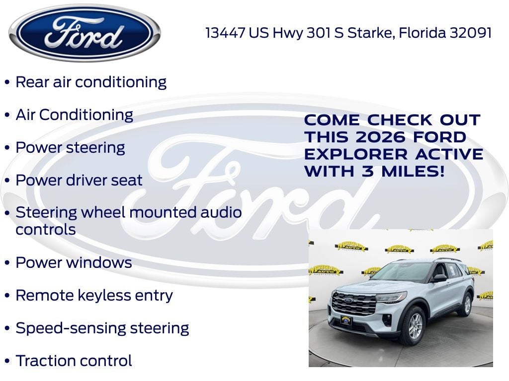 2026 Ford Explorer Active 200A