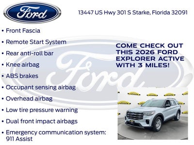 2026 Ford Explorer Active 200A