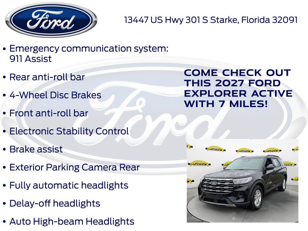 2027 Ford Explorer Active 200A