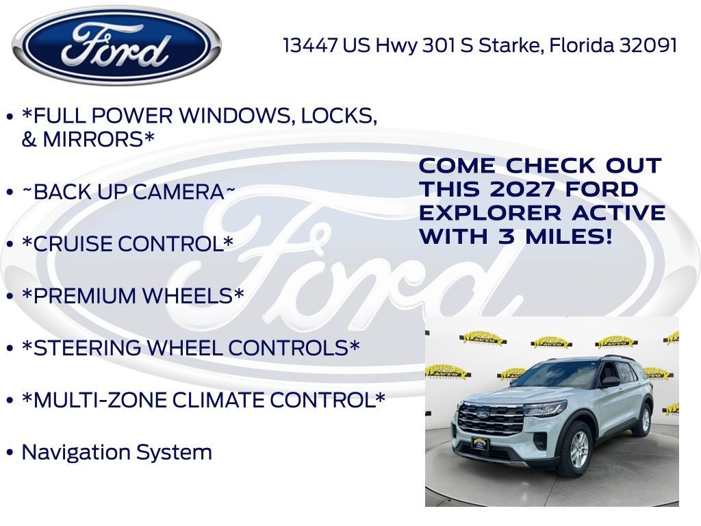 2027 Ford Explorer Active 200A