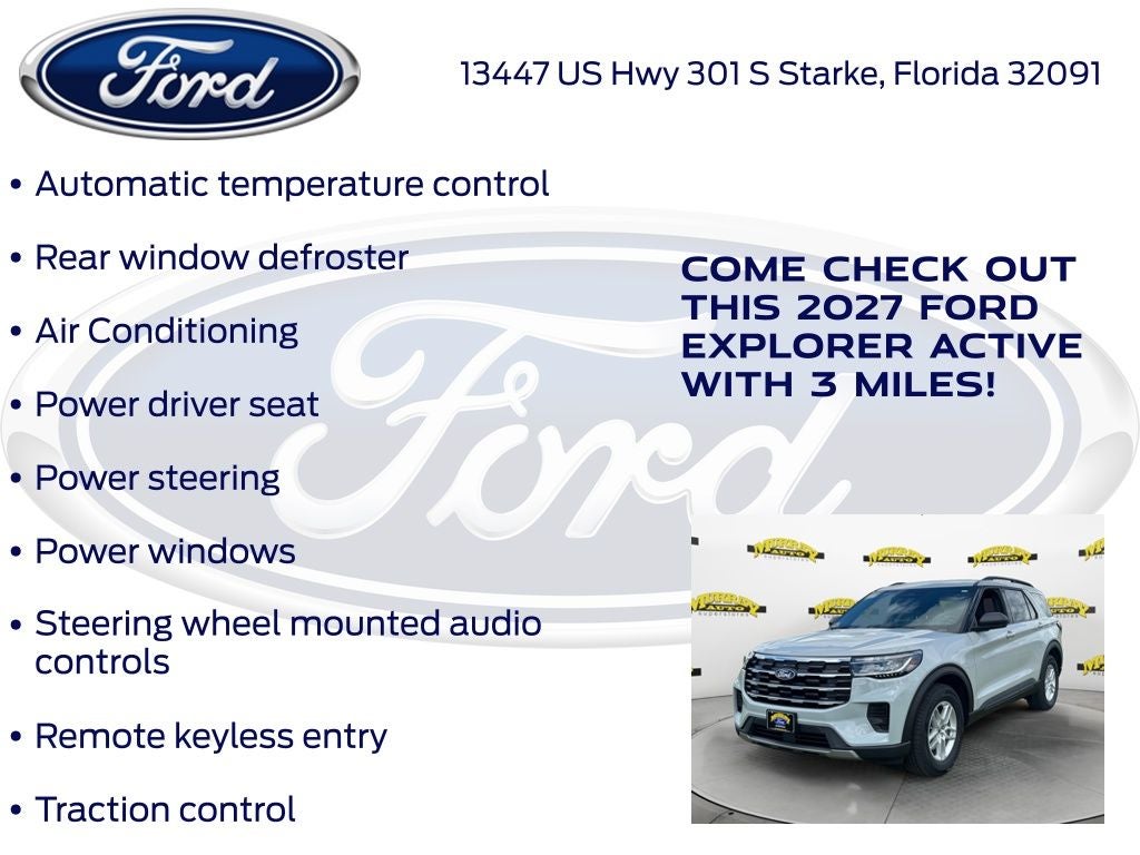 2027 Ford Explorer Active 200A