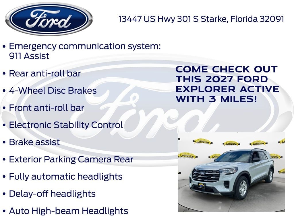 2027 Ford Explorer Active 200A