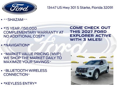 2027 Ford Explorer Active 200A