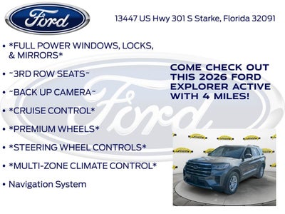 2026 Ford Explorer Active 200A