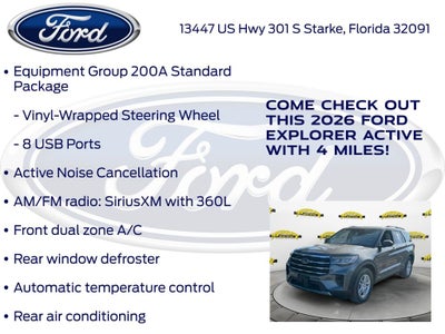 2026 Ford Explorer Active 200A