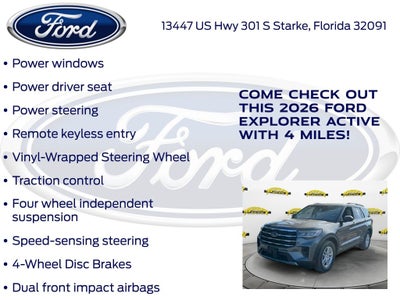 2026 Ford Explorer Active 200A