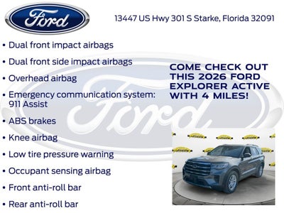 2026 Ford Explorer Active 200A