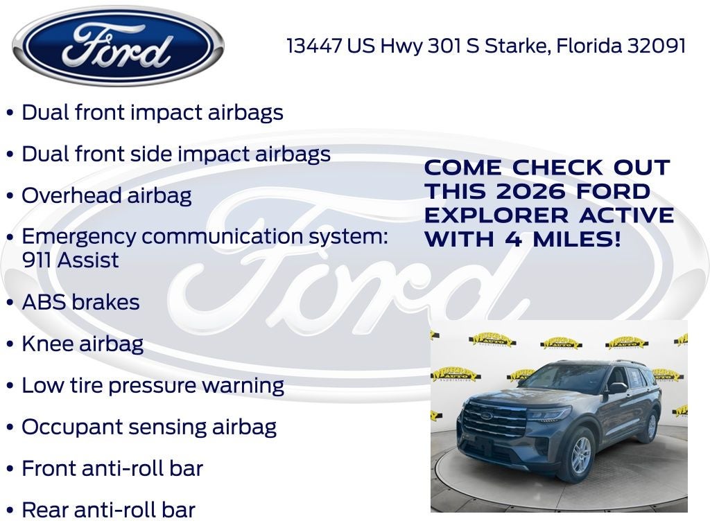 2026 Ford Explorer Active 200A