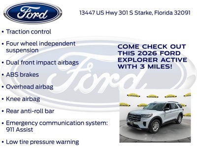 2026 Ford Explorer Active 200A