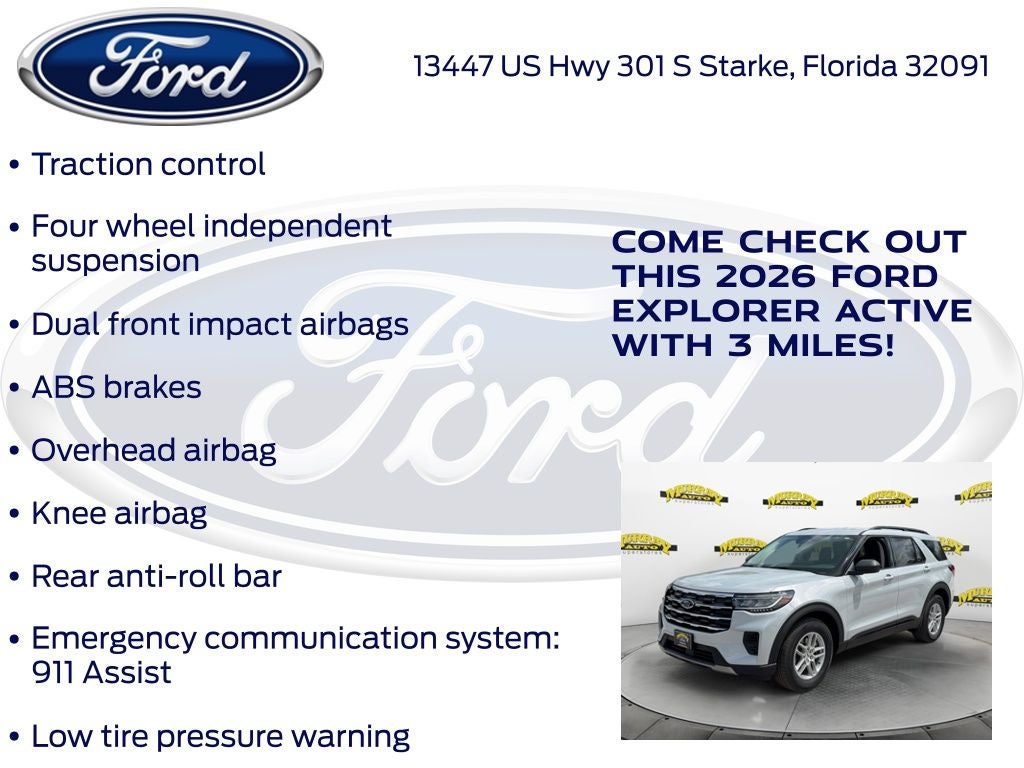 2026 Ford Explorer Active 200A