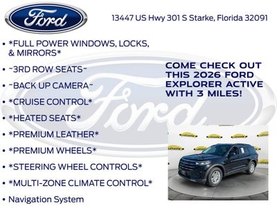 2026 Ford Explorer Active 200A
