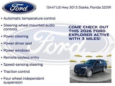 2026 Ford Explorer Active 200A