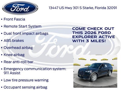 2026 Ford Explorer Active 200A