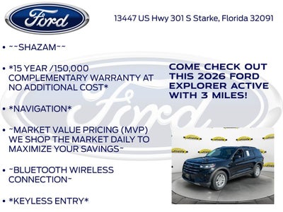 2026 Ford Explorer Active 200A