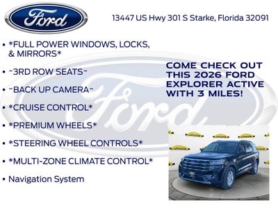 2026 Ford Explorer Active 200A