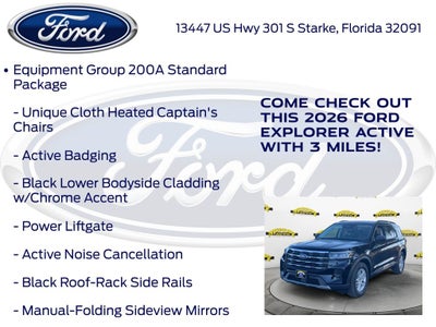 2026 Ford Explorer Active 200A