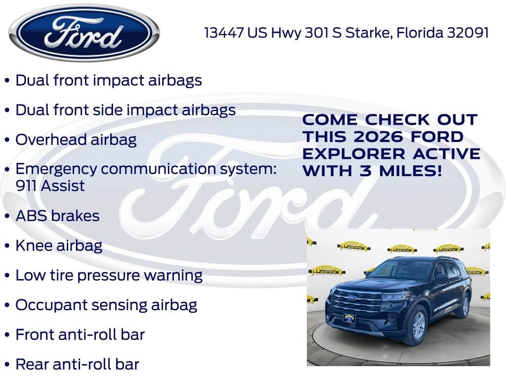 2026 Ford Explorer Active 200A