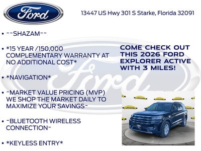2026 Ford Explorer Active 200A
