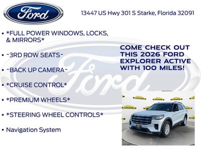 2026 Ford Explorer Active 200A
