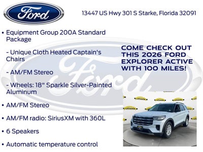2026 Ford Explorer Active 200A