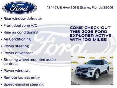 2026 Ford Explorer Active 200A