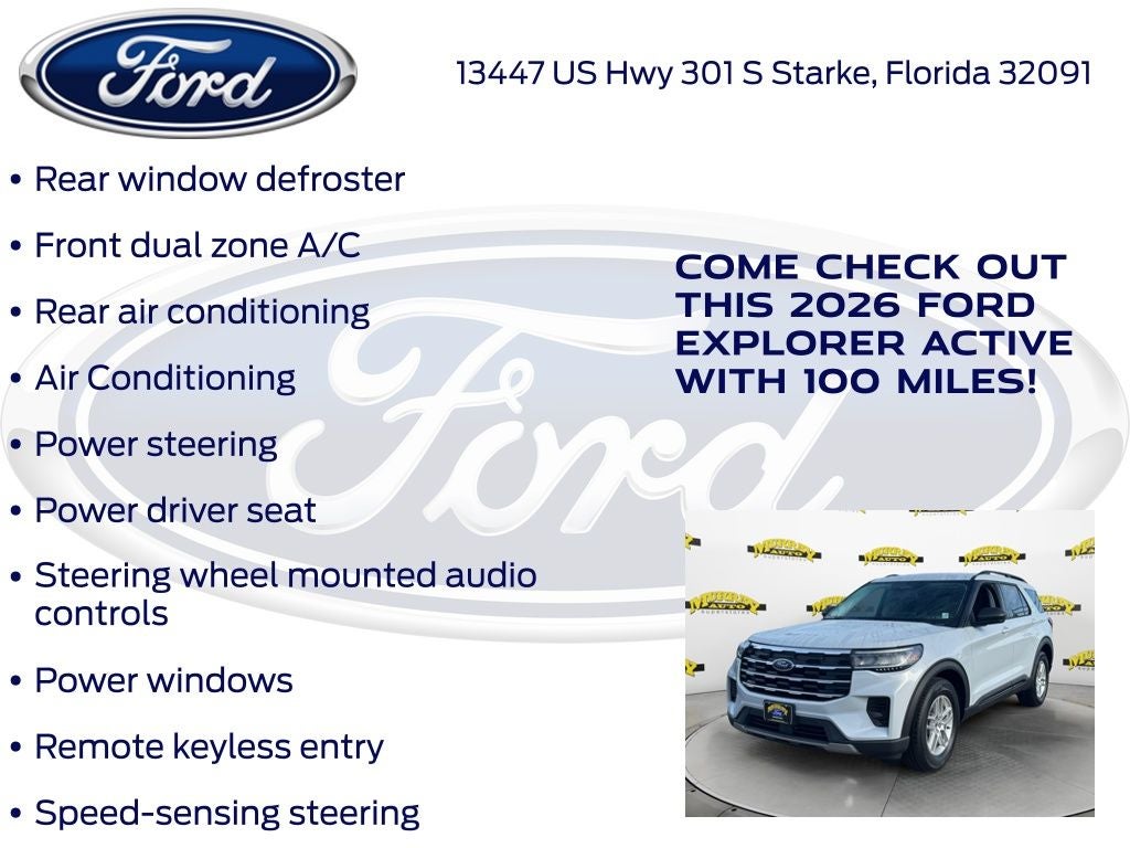 2026 Ford Explorer Active 200A