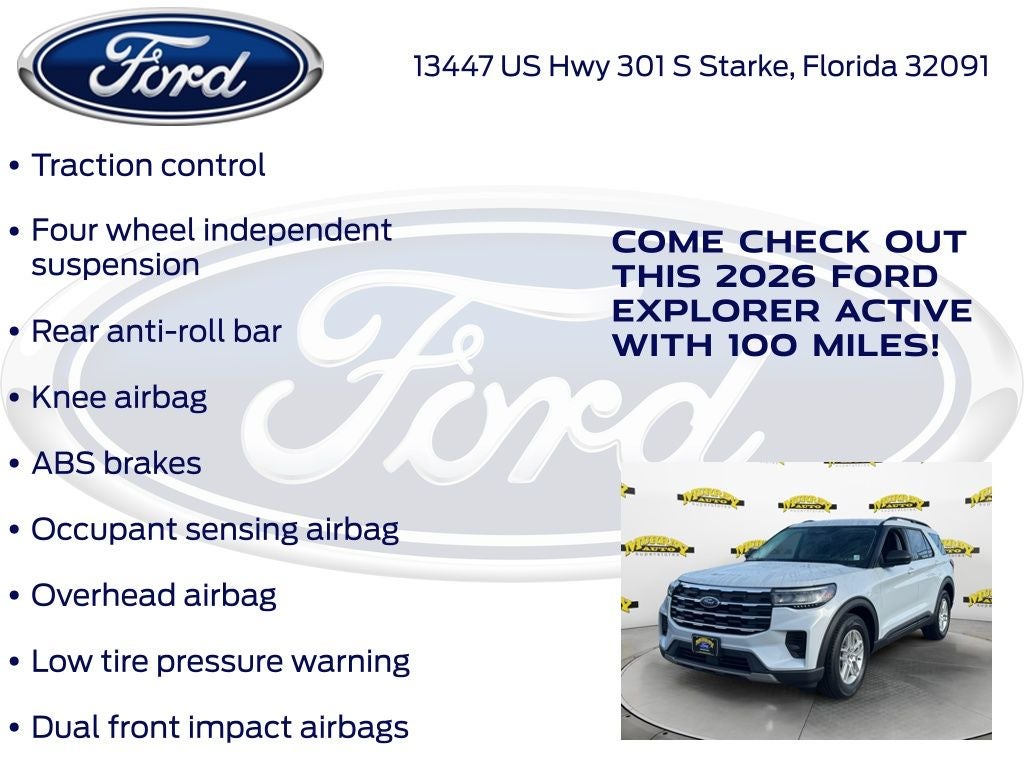 2026 Ford Explorer Active 200A