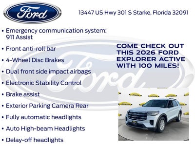 2026 Ford Explorer Active 200A