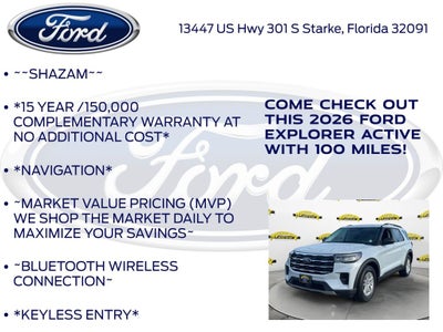 2026 Ford Explorer Active 200A