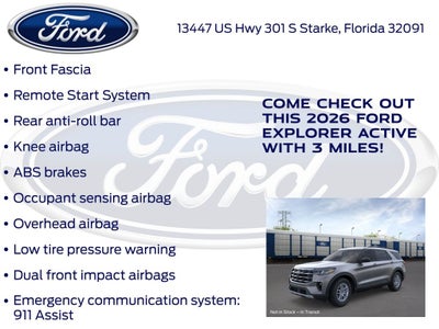 2026 Ford Explorer Active 200A