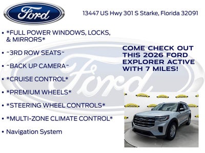 2026 Ford Explorer Active 200A