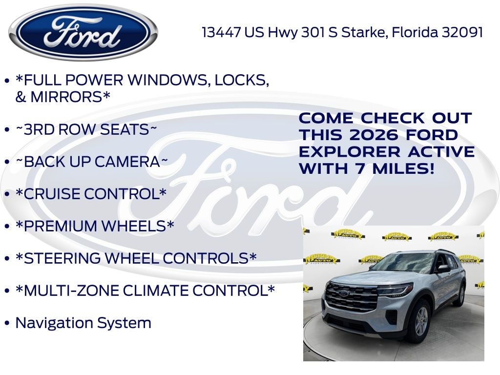 2026 Ford Explorer Active 200A