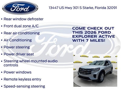 2026 Ford Explorer Active 200A
