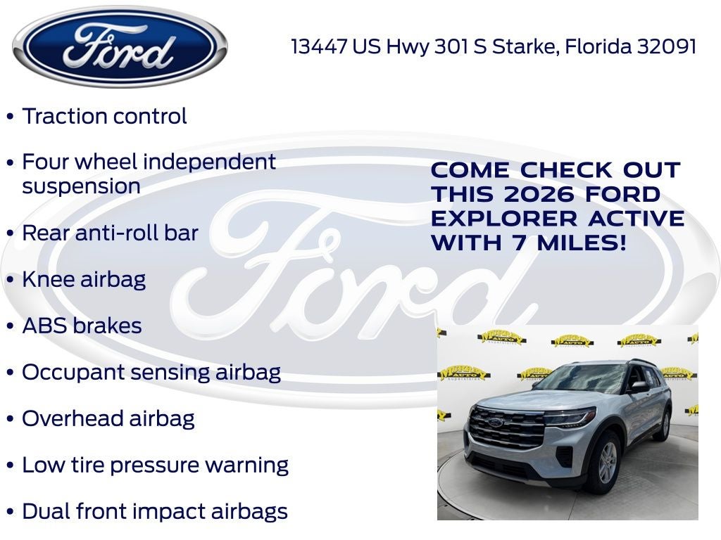 2026 Ford Explorer Active 200A