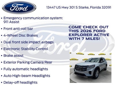 2026 Ford Explorer Active 200A
