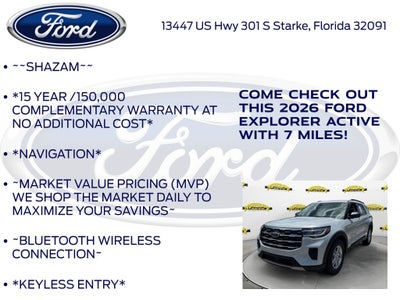 2026 Ford Explorer Active 200A