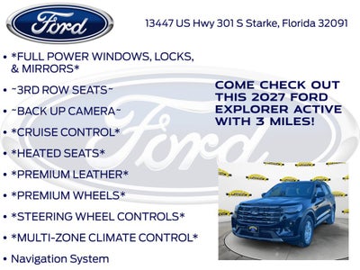 2027 Ford Explorer Active 200A