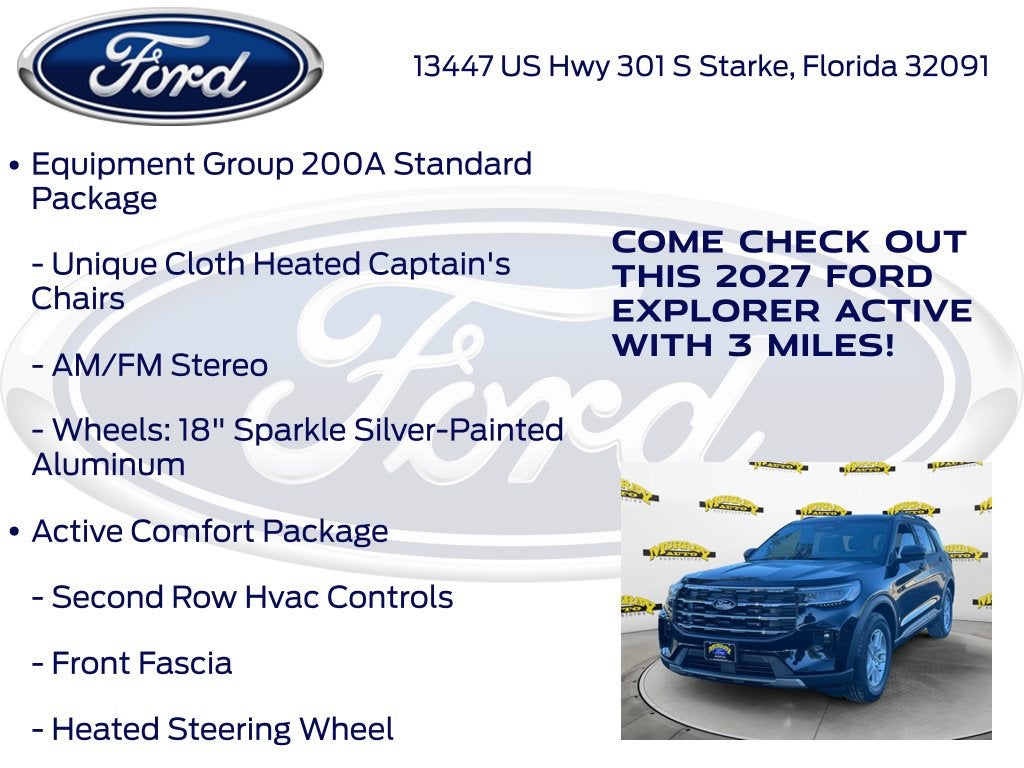 2027 Ford Explorer Active 200A