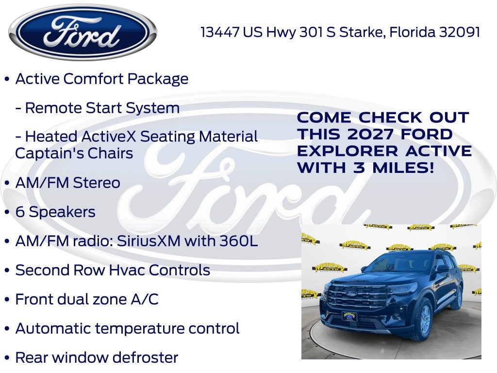 2027 Ford Explorer Active 200A