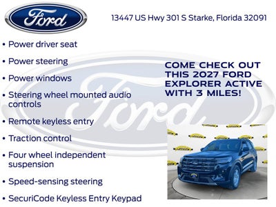 2027 Ford Explorer Active 200A