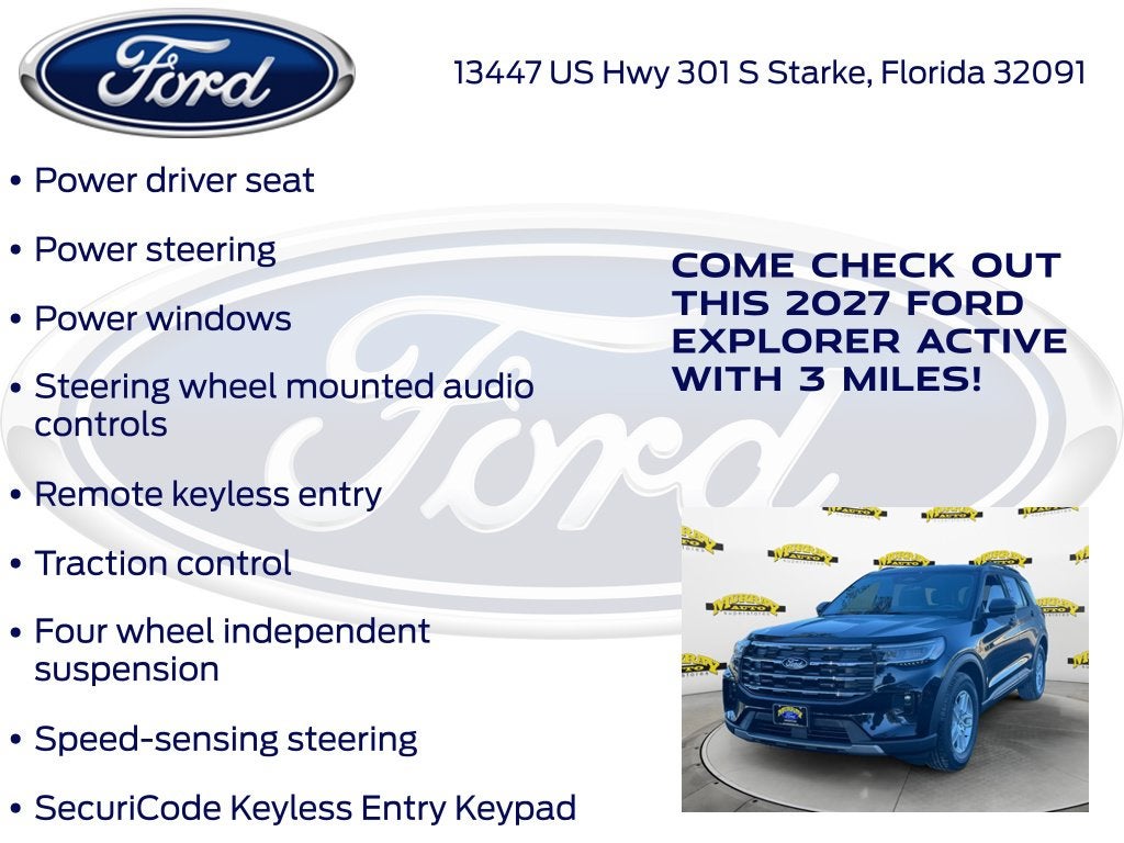 2027 Ford Explorer Active 200A