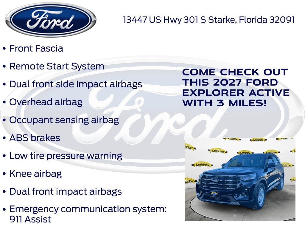 2027 Ford Explorer Active 200A