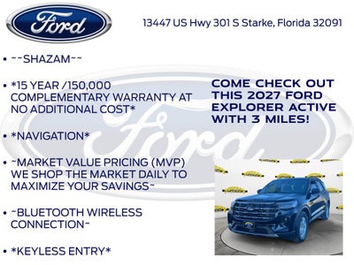 2027 Ford Explorer Active 200A