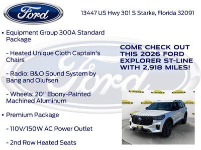 2026 Ford Explorer ST-Line 300A