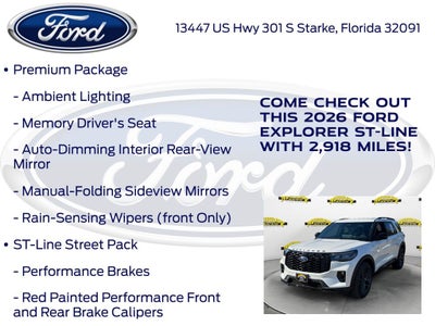 2026 Ford Explorer ST-Line 300A